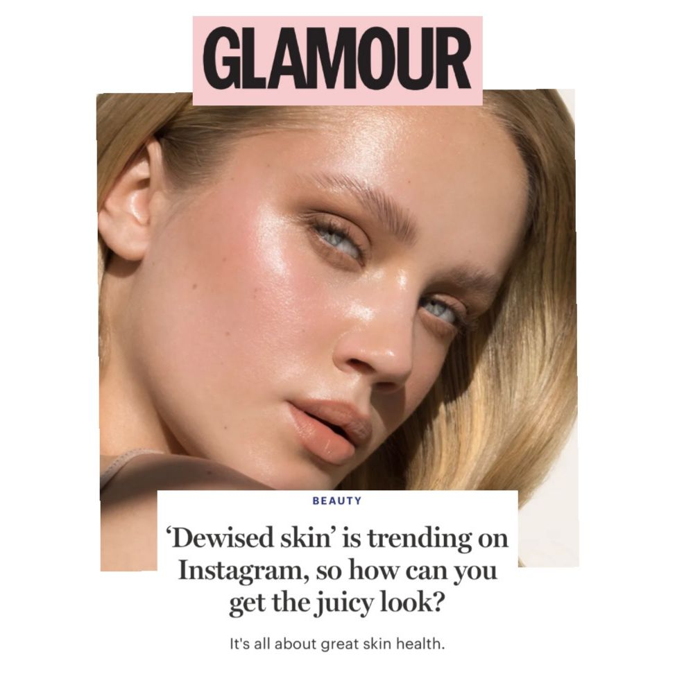 Shane Cooper featured in Glamour discussing dewised skin products and tips